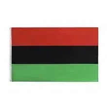 African Afro American Flag - 90x150cm(3x5ft) - 60x90cm(2x3ft)