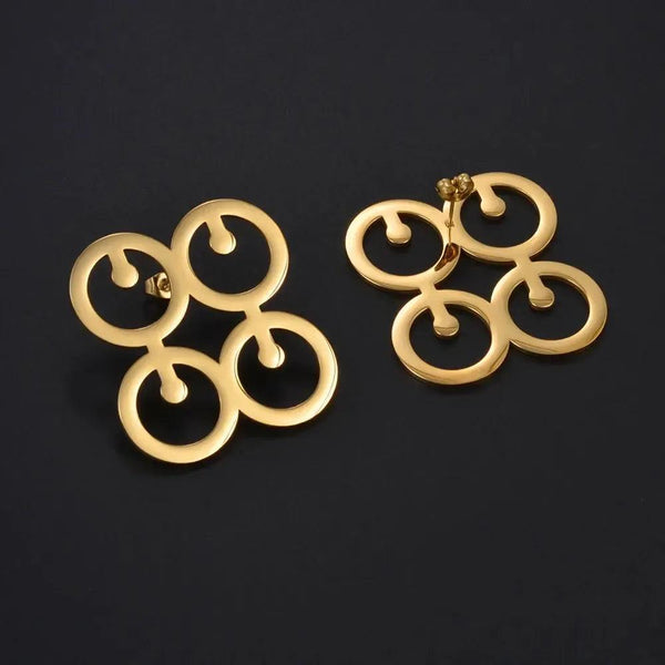 African Symbol Earrings