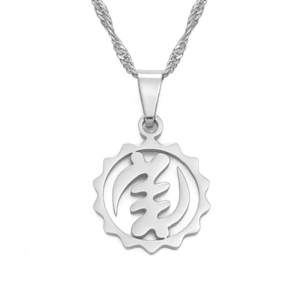 African Symbol Pendant Necklace