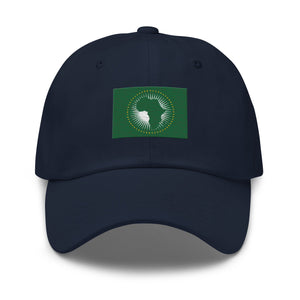 African Union Flag Cap - Adjustable Embroidered Dad Hat