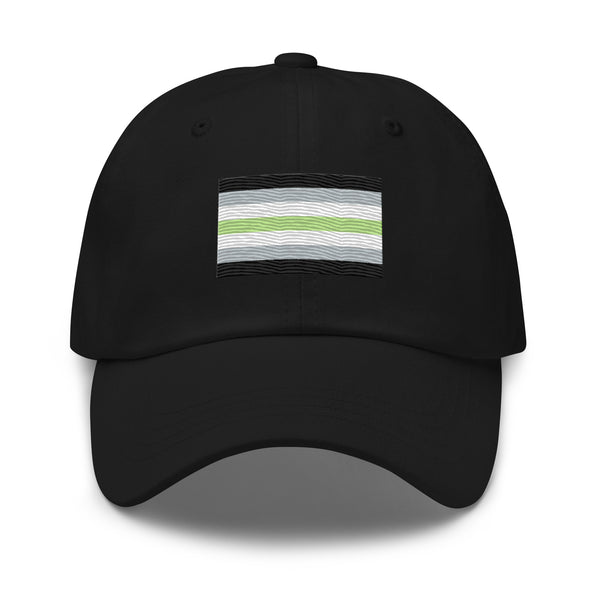 Agender Flag Cap - Adjustable Embroidered LGBT+ Dad Hat