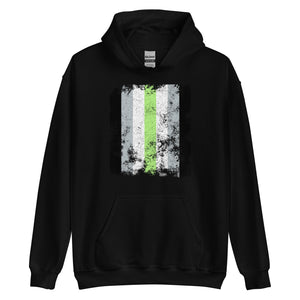 Agender Flag - Distressed LGBTQIA2S+ Hoodie