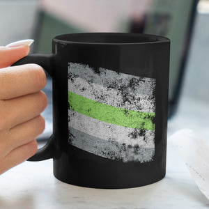 Agender Flag - Distressed LGBT+ Mug
