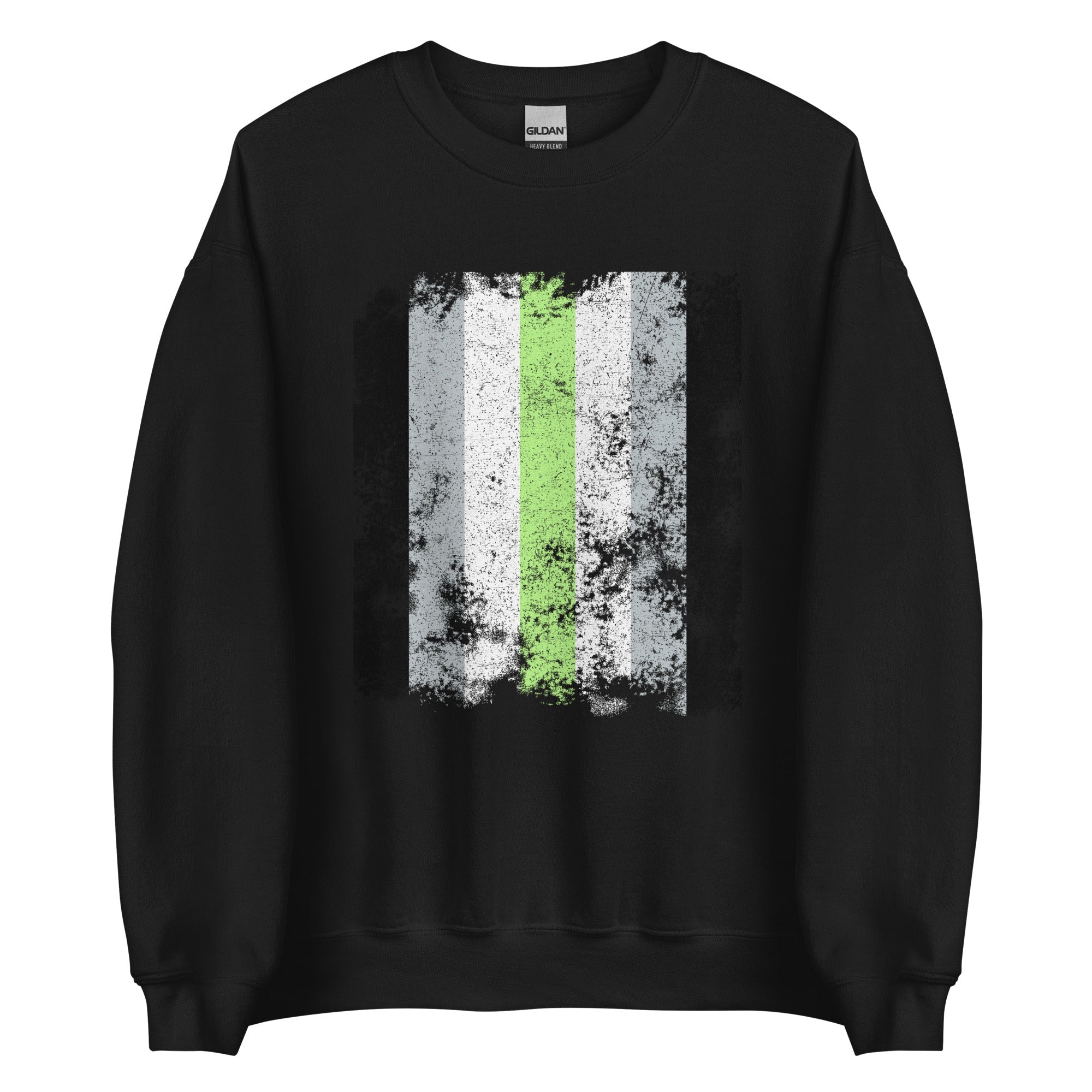 Agender Flag - Distressed LGBTQIA2S+ Sweatshirt