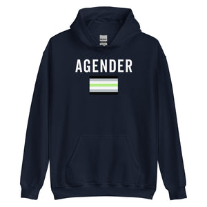 Agender Flag - LGBT+ Hoodie