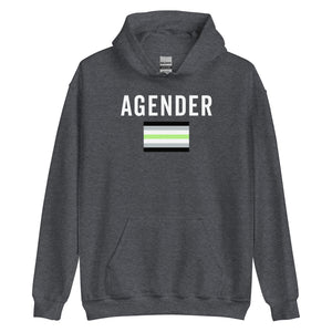 Agender Flag - LGBT+ Hoodie