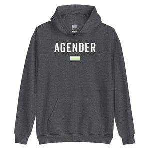 Agender Flag - LGBT+ Hoodie