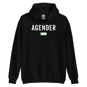 Agender Flag - LGBT+ Hoodie