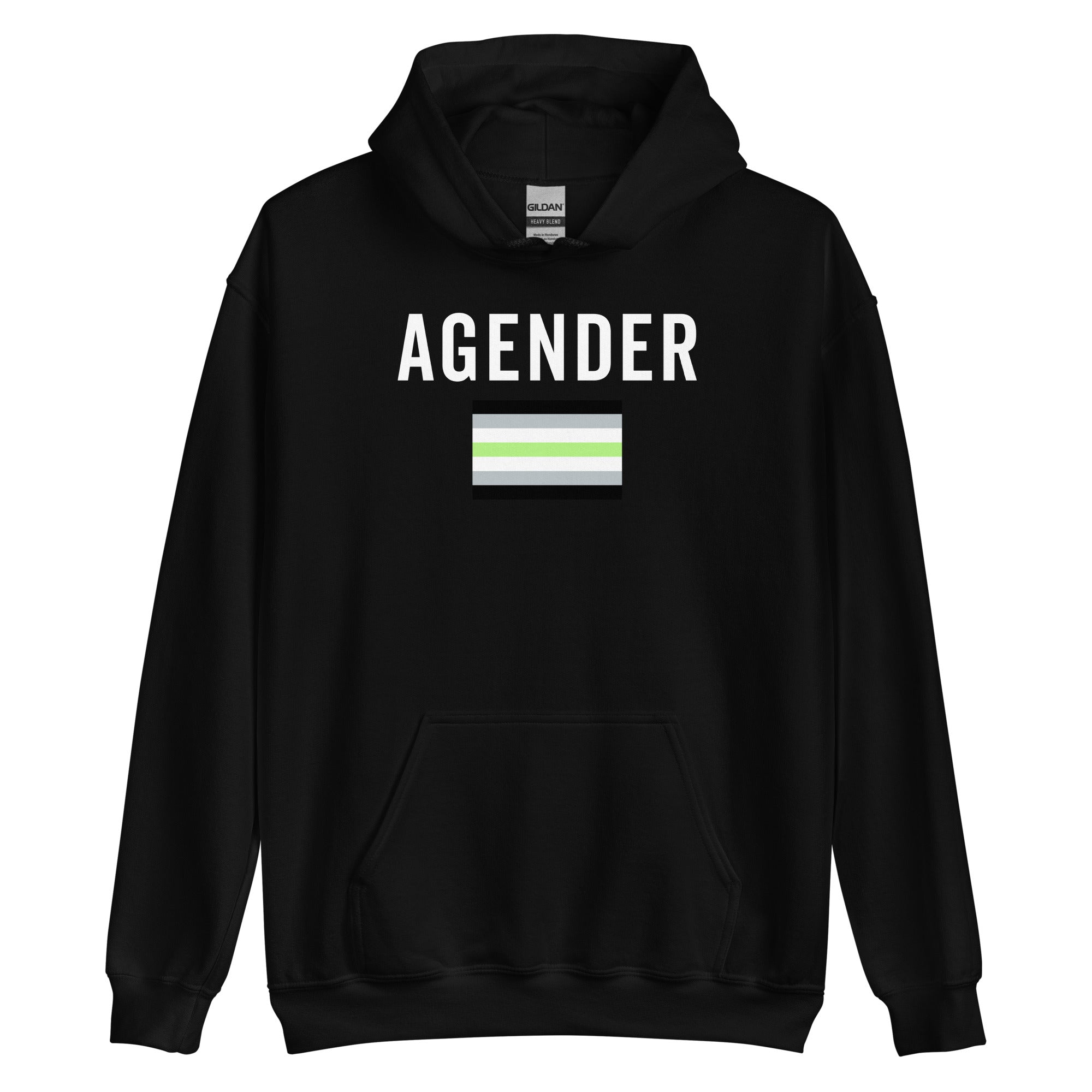 Agender Flag - LGBT+ Hoodie