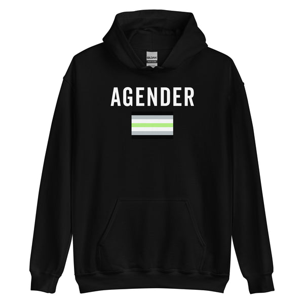 Agender Flag - LGBT+ Hoodie