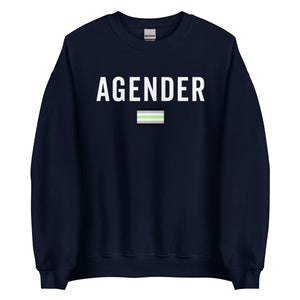 Agender Flag - LGBT+ Sweatshirt
