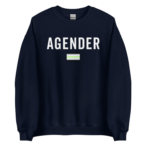 Agender Flag - LGBT+ Sweatshirt