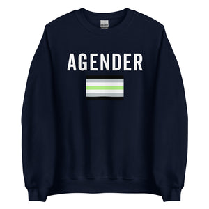 Agender Flag - LGBT+ Sweatshirt