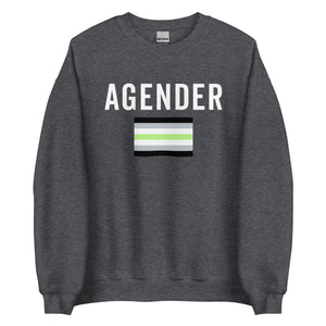 Agender Flag - LGBT+ Sweatshirt