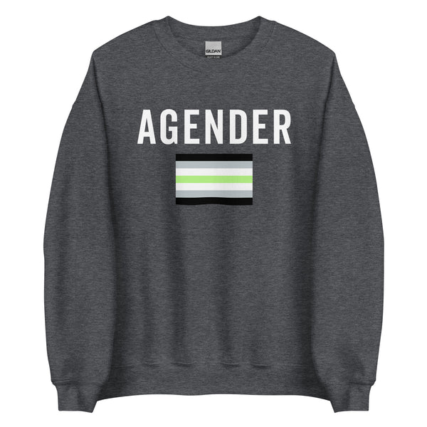 Agender Flag - LGBT+ Sweatshirt