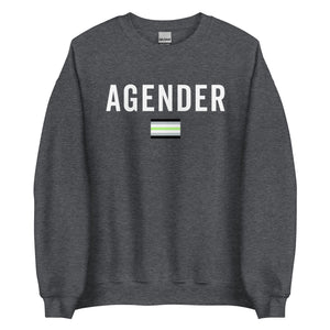 Agender Flag - LGBT+ Sweatshirt