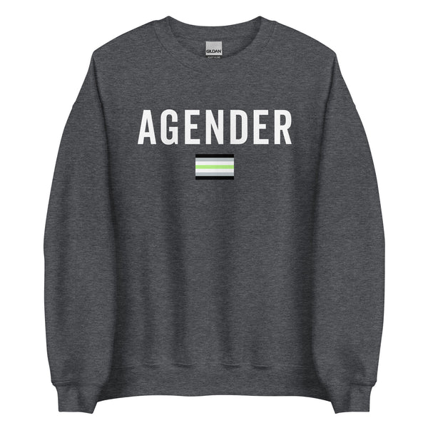 Agender Flag - LGBT+ Sweatshirt