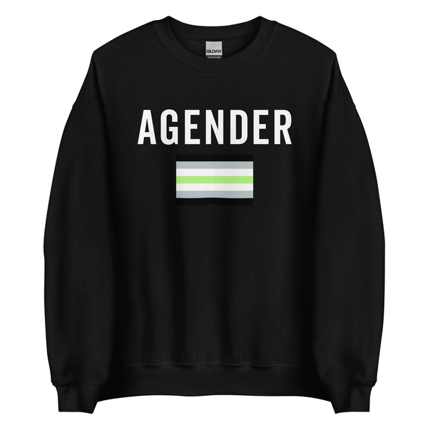 Agender Flag - LGBT+ Sweatshirt