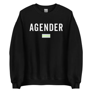 Agender Flag - LGBT+ Sweatshirt