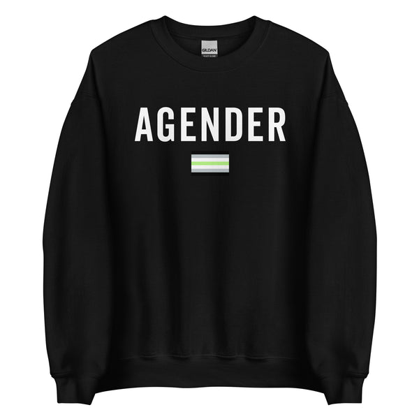 Agender Flag - LGBT+ Sweatshirt