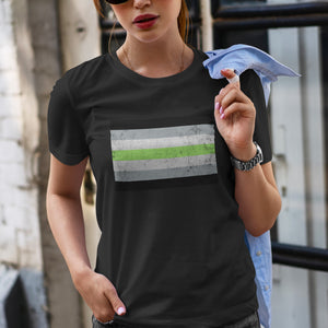 Agender Flag - LGBT+ T-Shirt