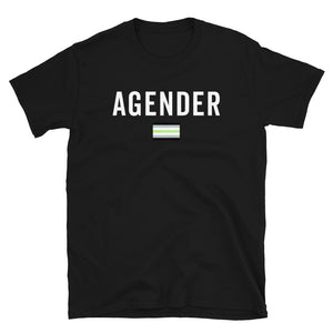 Agender Flag - LGBT+ T-Shirt