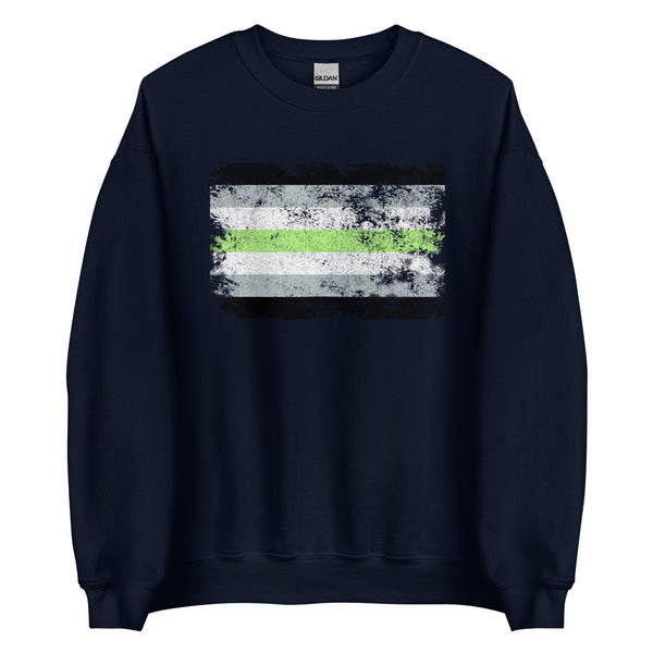Agender Flag - LGBT+ Sweatshirt