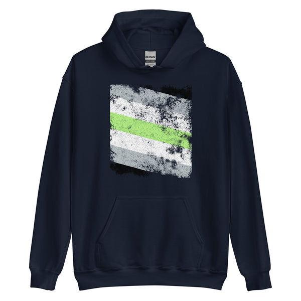 Agender Flag - Distressed LGBT+ Hoodie