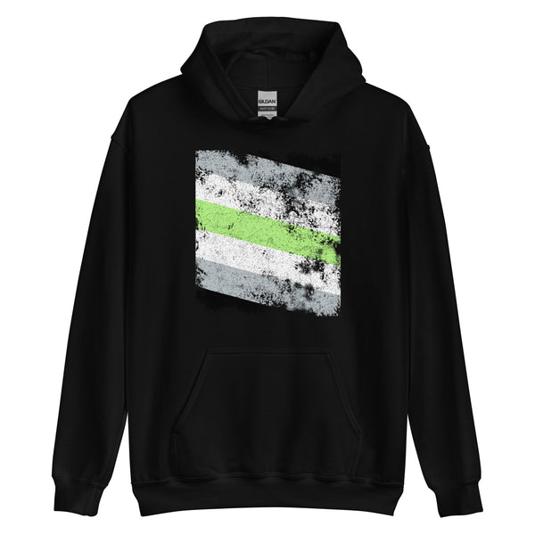 Agender Flag - Distressed LGBT+ Hoodie
