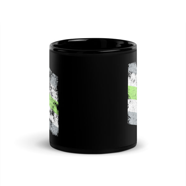 Agender Flag - Distressed LGBT+ Mug