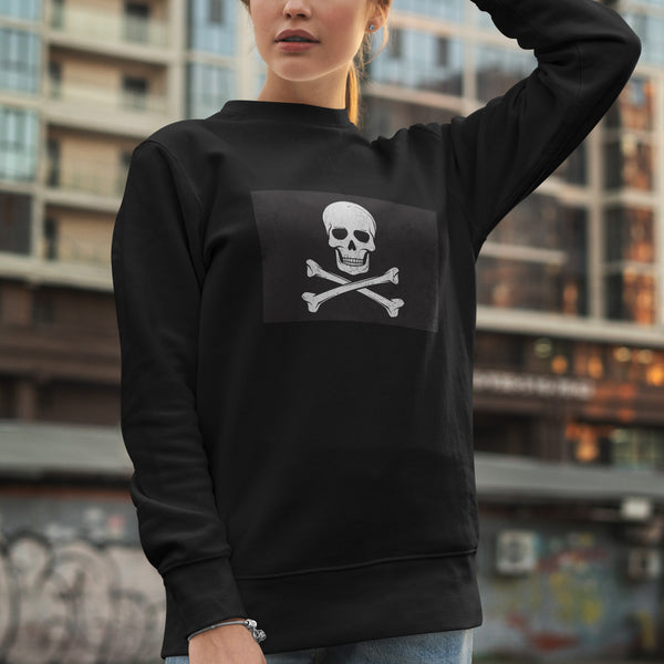 Jolly Roger piratflag sweatshirt