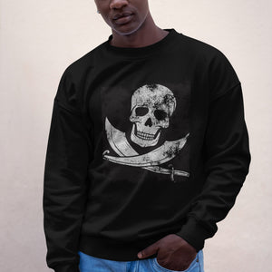 Jolly Roger piratflag sweatshirt