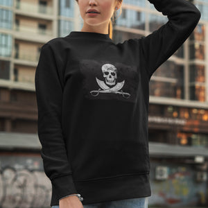 Jolly Roger piratflag sweatshirt