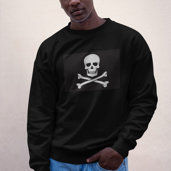 Jolly Roger piratflag sweatshirt