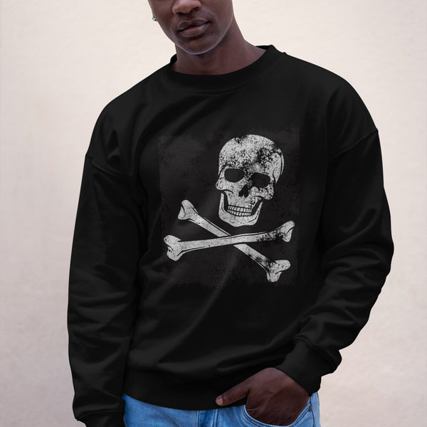 Jolly Roger piratflag sweatshirt