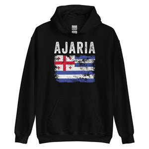 Ajaria Flag Distressed - Adjara Flag Hoodie