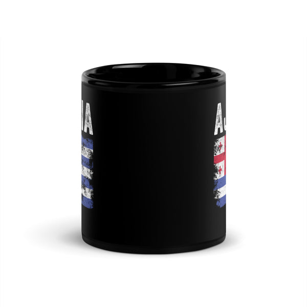 Ajaria Flag Distressed - Adjara Flag Mug