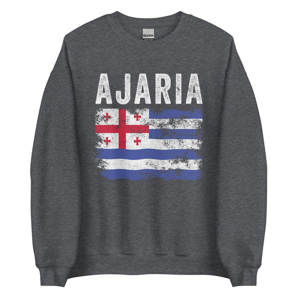 Ajaria Flag Distressed - Adjara Flag Sweatshirt
