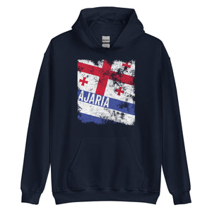 Ajaria Flag Distressed Hoodie