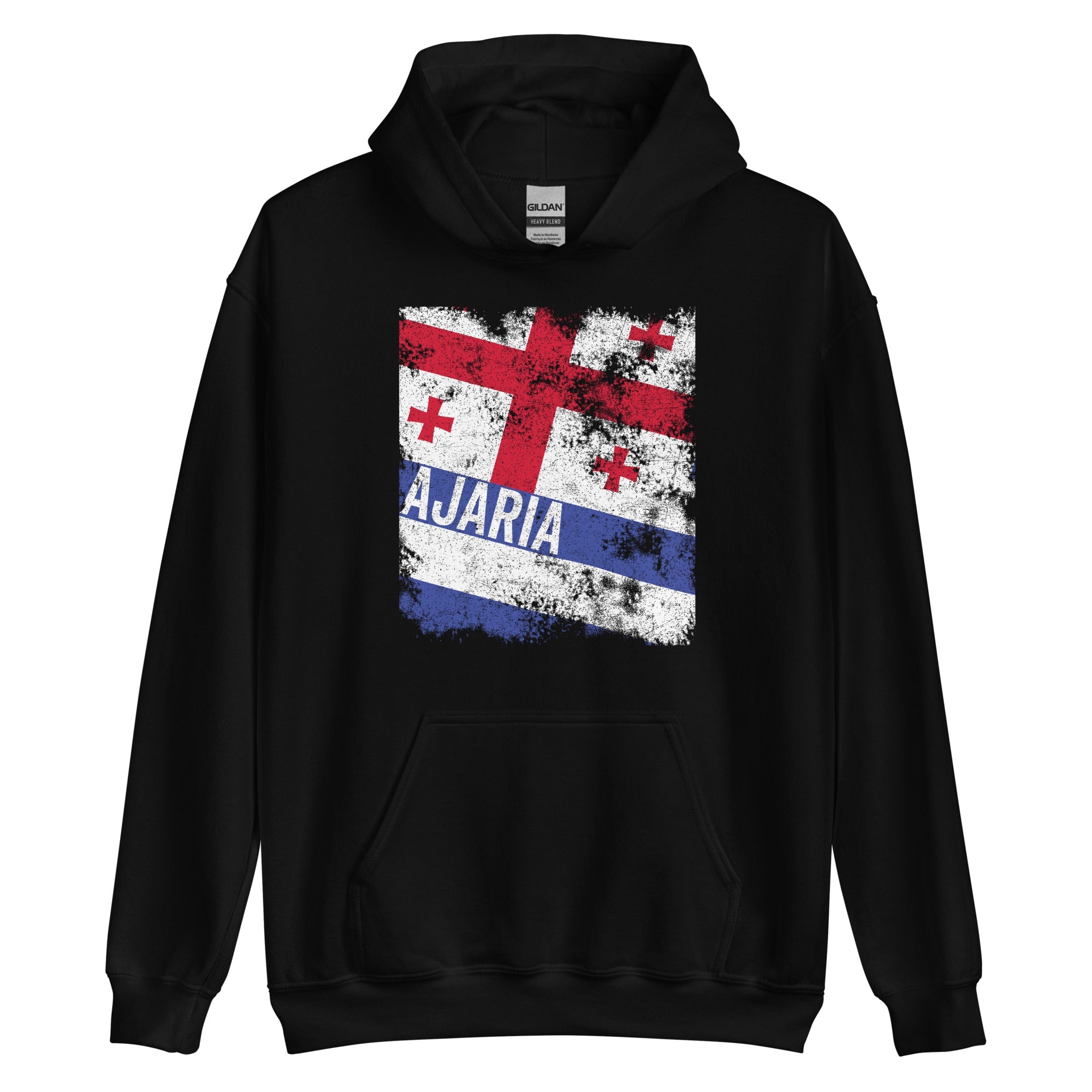 Ajaria Flag Distressed Hoodie