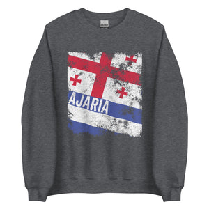 Ajaria Flag Distressed Sweatshirt