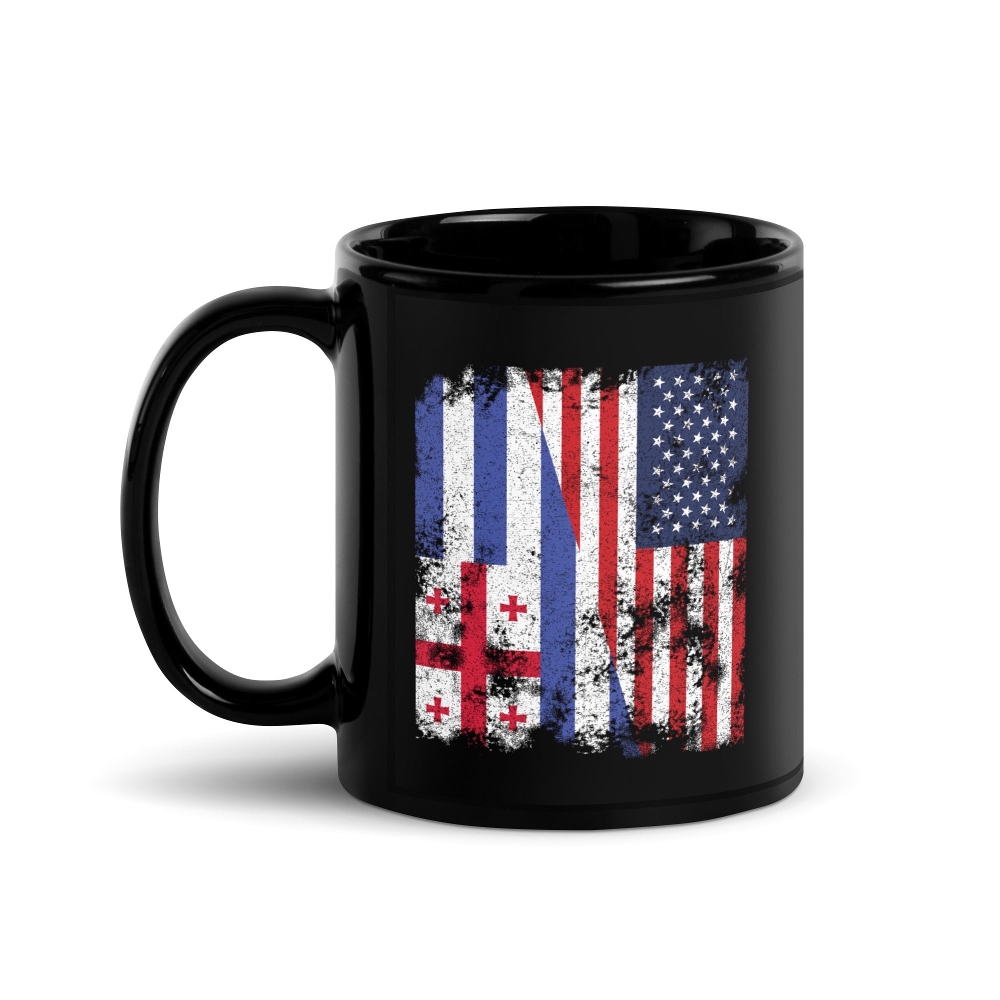 Ajaria USA Flag - Half American Mug