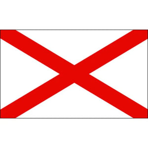 Alabama State Flag - 90x150cm(3x5ft) - 60x90cm(2x3ft)