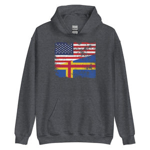 Aland USA Flag Hoodie