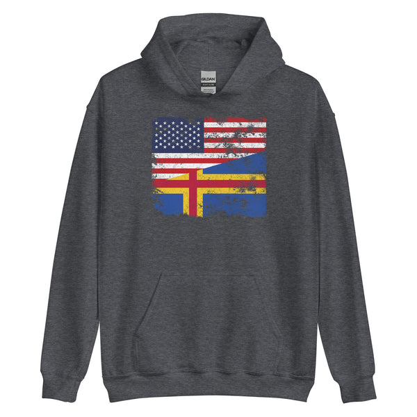 Aland USA Flag Hoodie