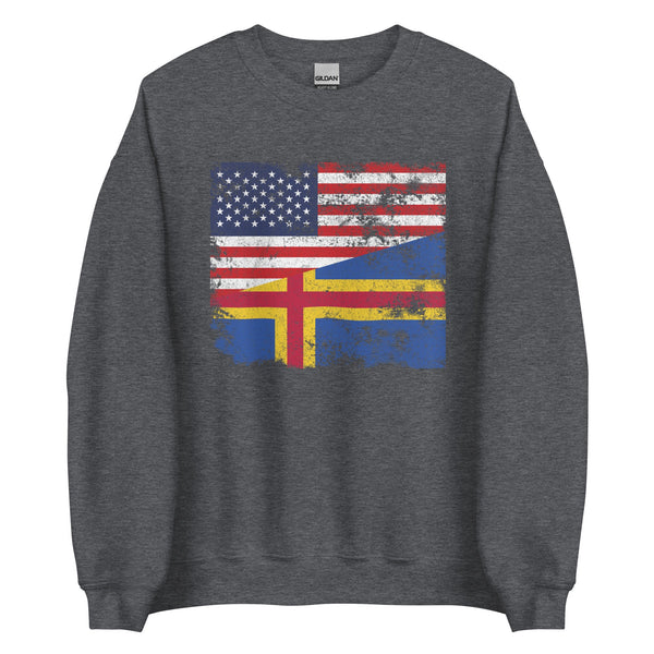 Aland USA Flag Sweatshirt