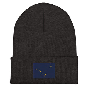 Alaska State Flag Beanie - Embroidered Winter Hat