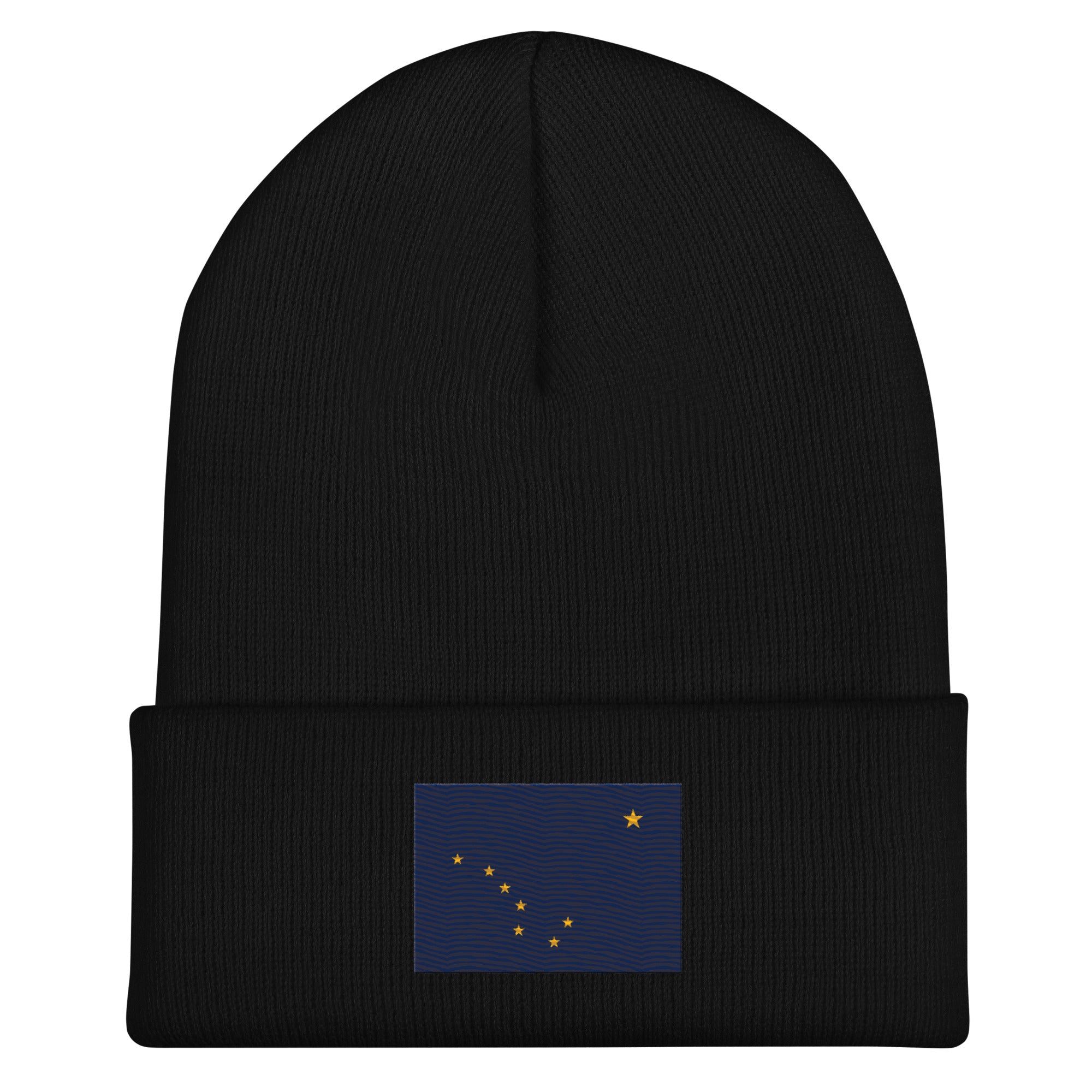 Alaska Flag - Knit Fleece Lined Beanie Fishe x Alaska Beanie | 100% Recycled Knit Hat | FisheWear main image 4