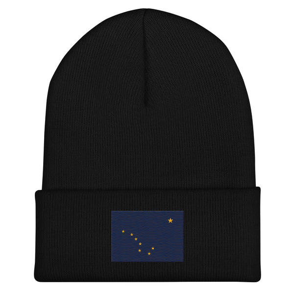 Alaska State Flag Beanie - Embroidered Winter Hat