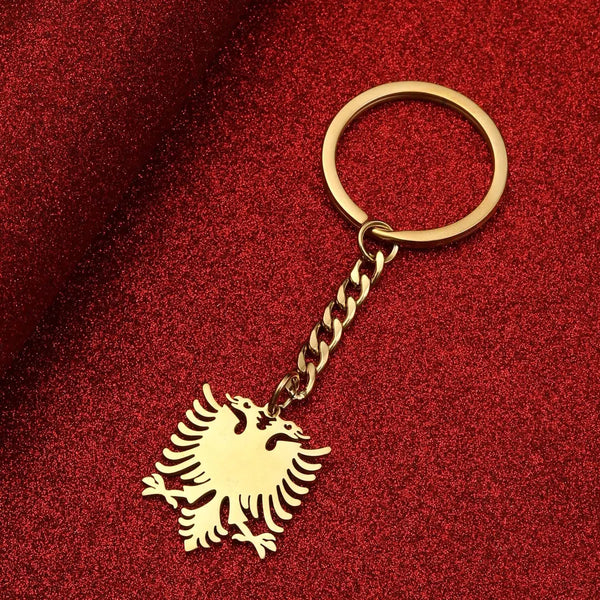 Albania Eagle Keychain
